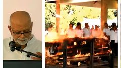 Sudhir Ruparelia paid glowing tribute to his son Rajiv at his cremation