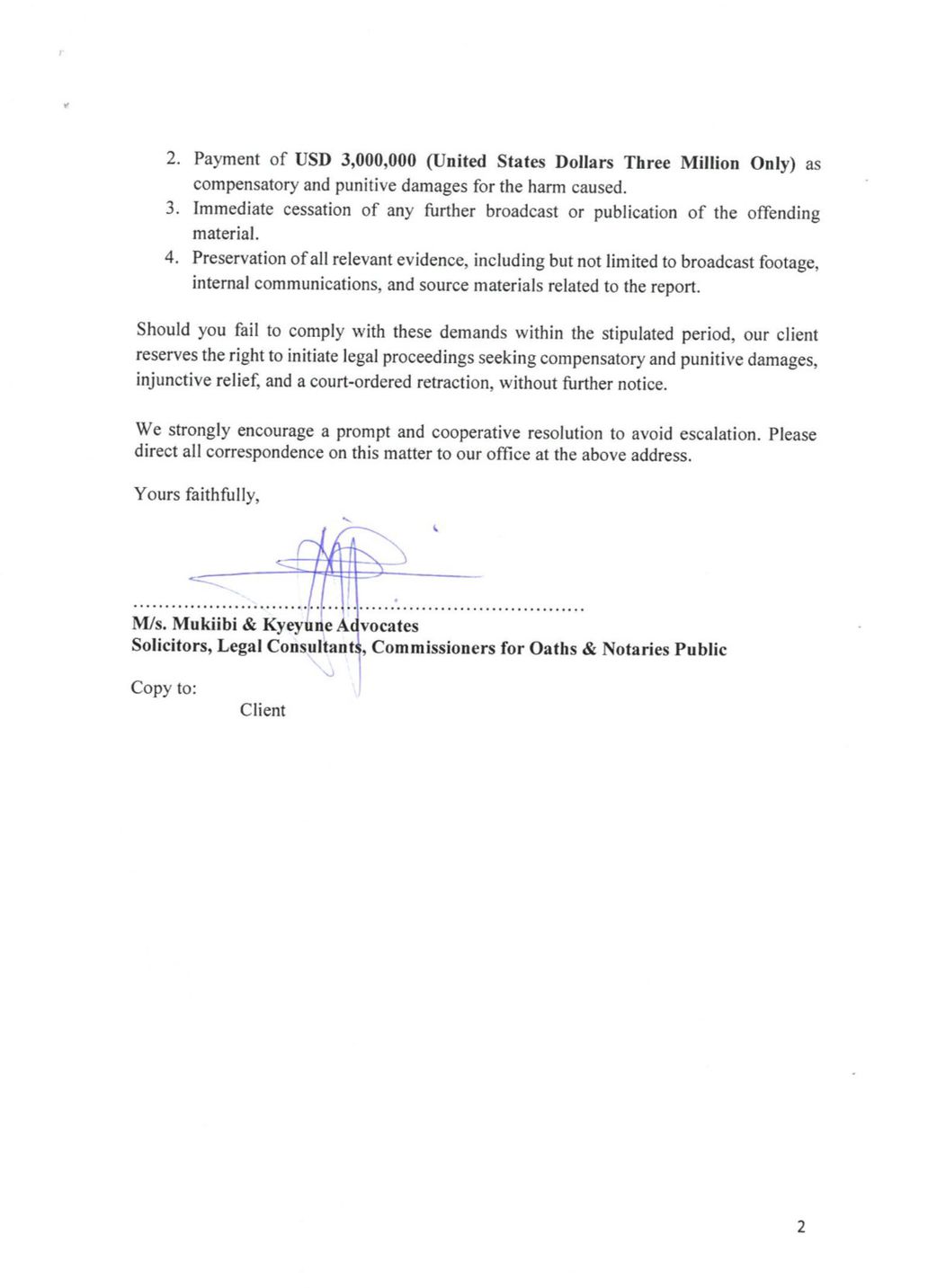 Next Media responds to Ssemakadde’s lawsuit with defiant ‘please sue'