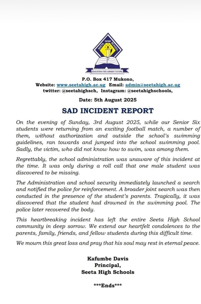 The school's response