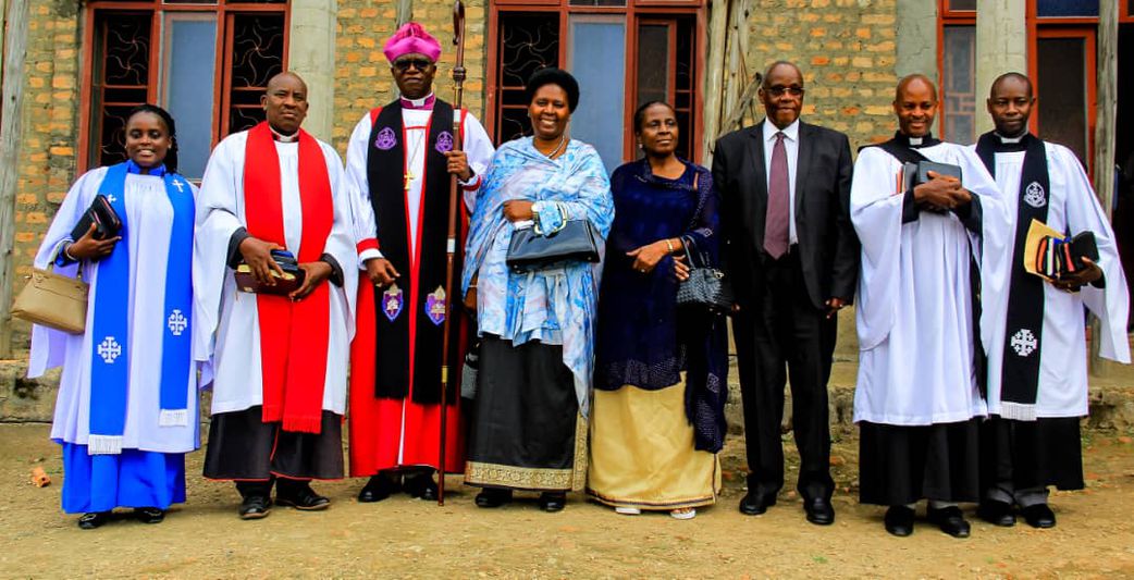 Dr. James Garuga Musinguzi at a church function