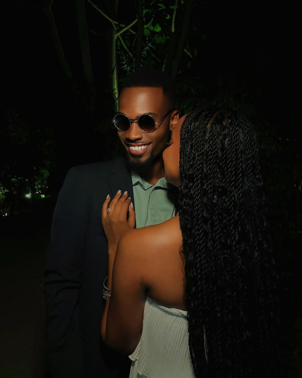 PHOTOS: Baby Gloria unveils fiancé after dream island beach proposal