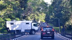 President Yoweri Museveni's convoy