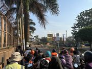 The President's travels in the city have seen complete standstills