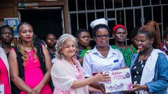 Shaherose Jamal, Director on the Jubilee Life Board, the team donated labour and delivery supplies — commonly referred to as Mama Kits — to the young mothers