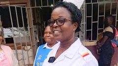 Agnes Nakato, in-charge at Kiswa Health Centre III