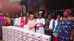 Shaherose Jamal, Director on the Jubilee Life Board, the team donated labour and delivery supplies — commonly referred to as Mama Kits — to the young mothers