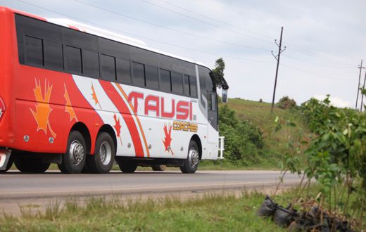 Minister Katumba among others announced the suspension of return bus trips for vehicles travelling beyond 300 kilometres