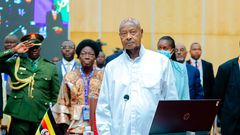 President Yoweri Museveni attending the summit