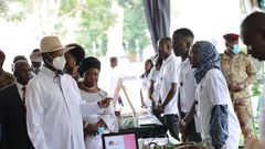 President Museveni launched the Research and Innovations Week at Makerere