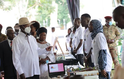 President Museveni launched the Research and Innovations Week at Makerere