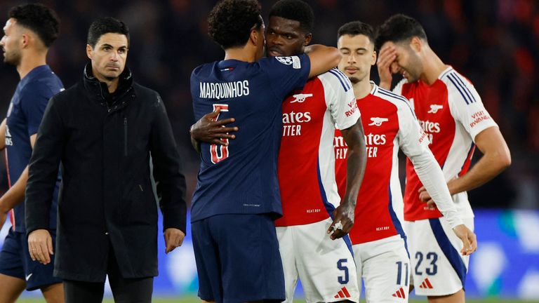 Arsenal's title hopes were dashed last night