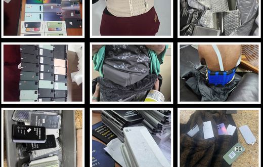 427 assorted mobile phones were impounded