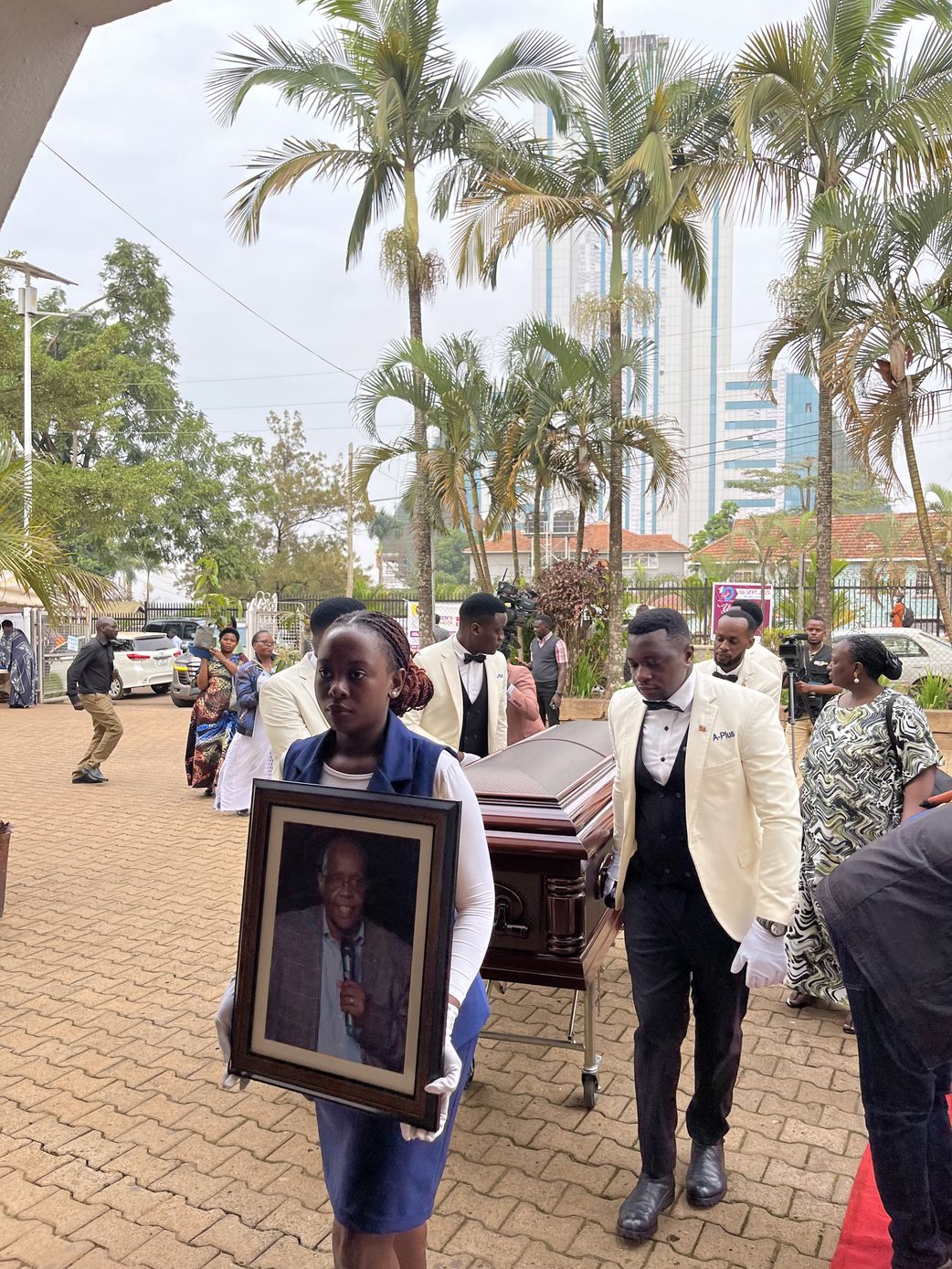 James Musinguzi Garuga's funeral service
