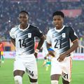 Goal scorers Reagan Mpande  and Allan Okello