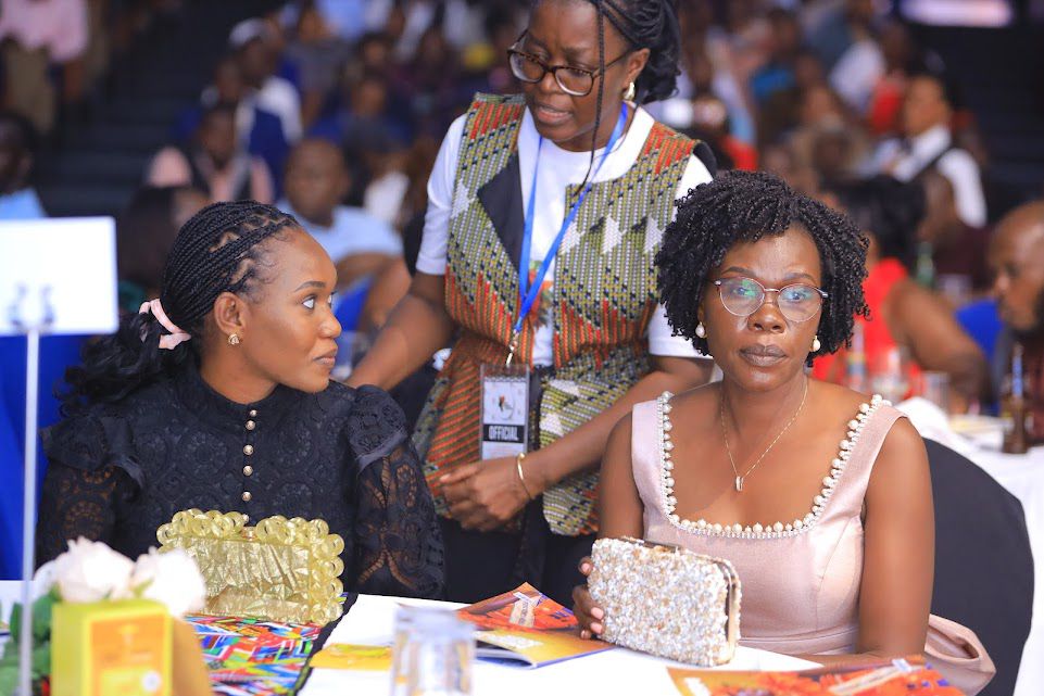 Ministers Fiona Nyamutoro and Evelyn Anite at the Miss Tourism Uganda 2025
