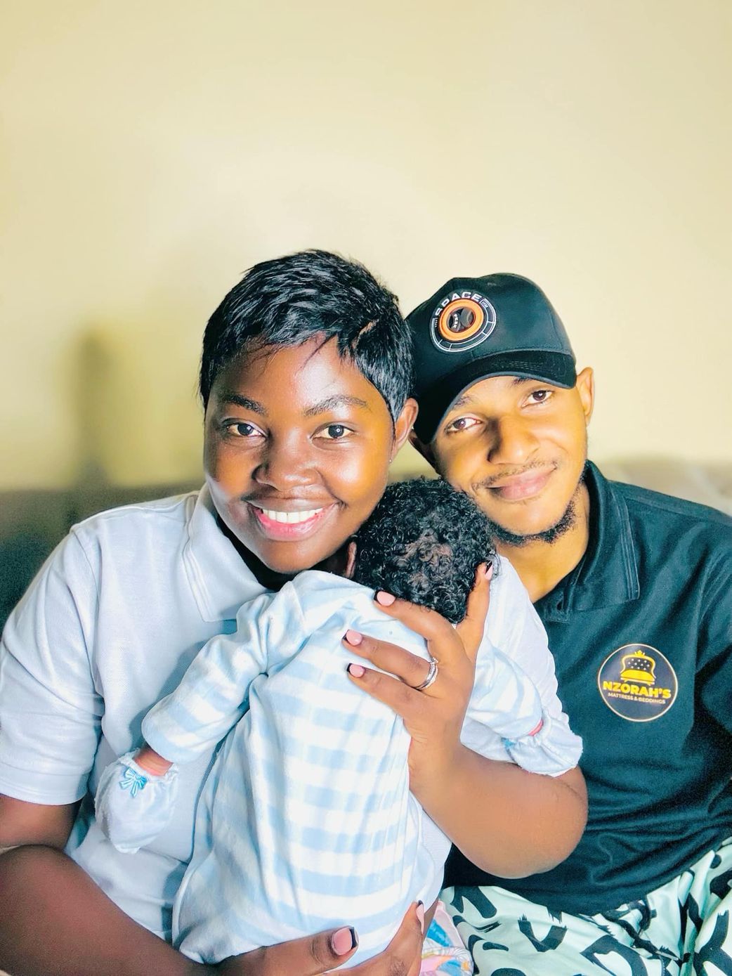 The Nzorahs and their baby