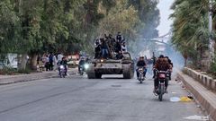 Rebels entering Syrian capital Damascus