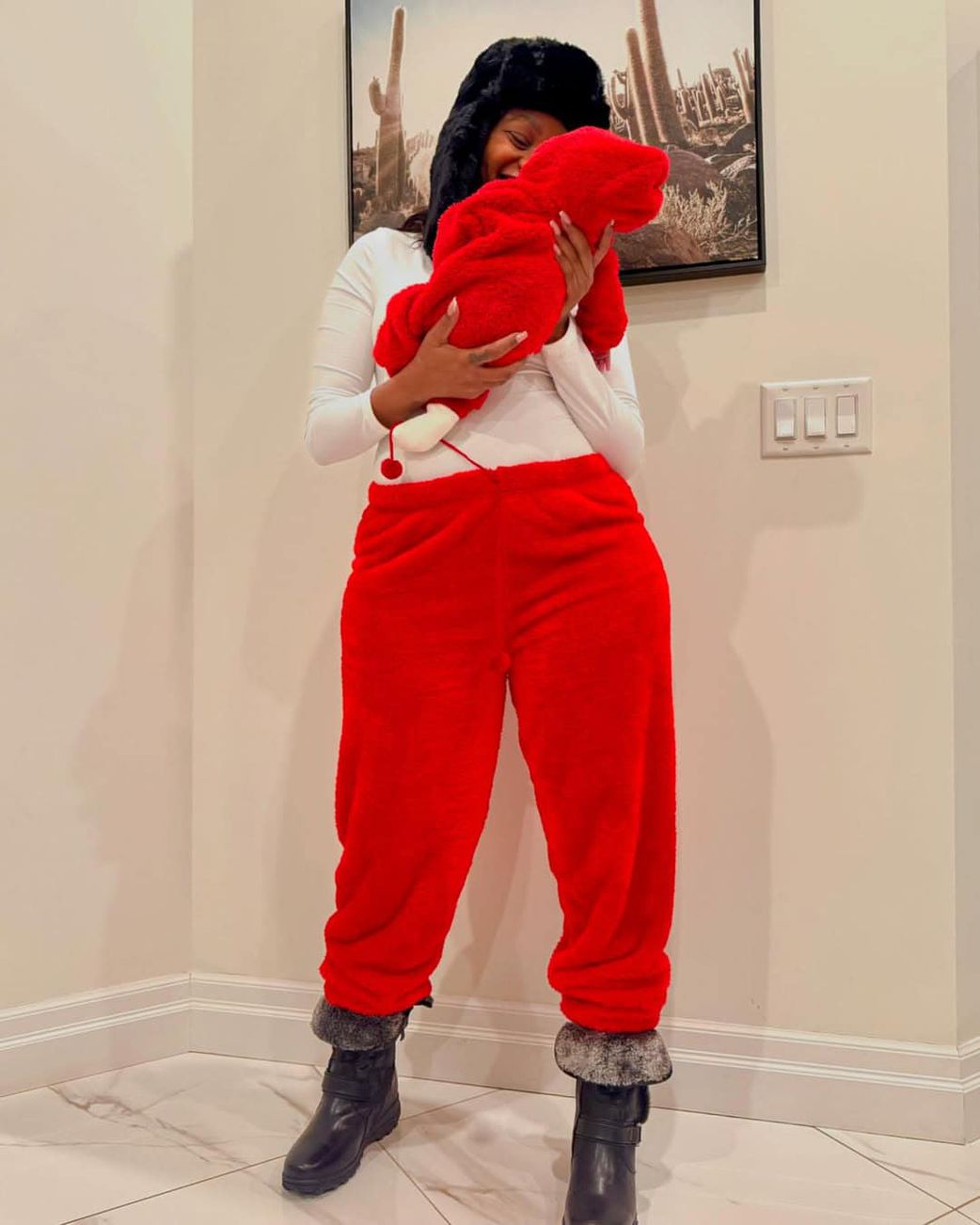 Sheebah Karungi with her baby boy