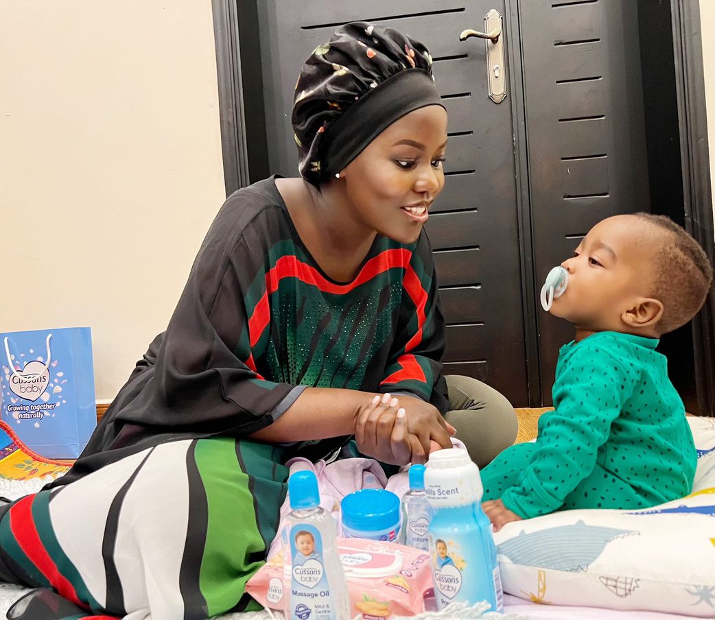 Faridah Nakazibwe and her baby