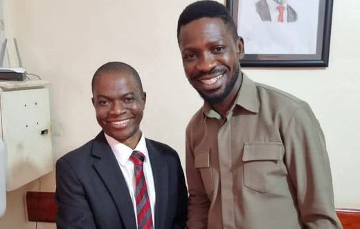 Bobi Wine and Muhammad Ssegirinya