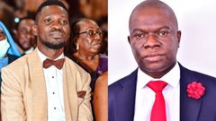 Bobi Wine and Mohammed Ssegirinya