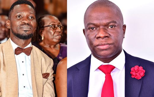 Bobi Wine and Mohammed Ssegirinya