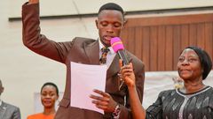 Makerere University Guild President James Churchill Ssentamu