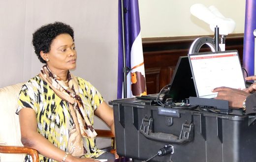 Queen of Buganda registering for National ID
