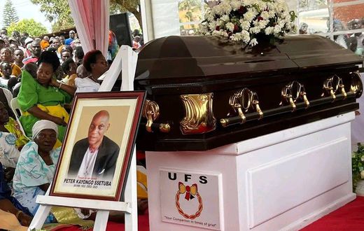 Mzee Peter Kayongo Ssettuba was laid to rest today