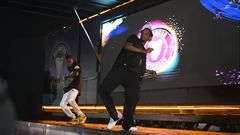 Mun G performing at the event