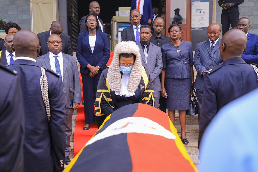 Speaker Anitah Among pays tribute to Muhammad Ssegirnya