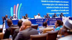 President Museveni at the Africa Regional Forum on Sustainable Development at Speke Resort Munyonyo,