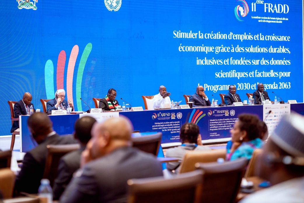 President Museveni at the Africa Regional Forum on Sustainable Development at Speke Resort Munyonyo,