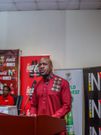 Isaiah Katumwa, speaks at the press conference ahead of his concert (Photos by Andrew Ibanda)