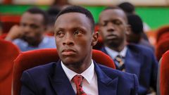 Makerere University Guild President, James Churchill Ssentamu,