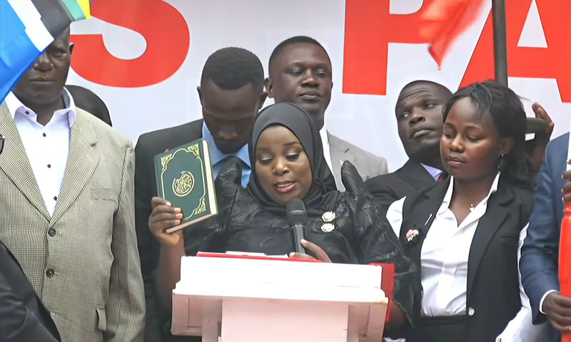 Stacia Mayanja took oath as President of NPP