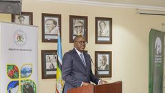 Aggrey Bagiire, the Ministry's Permanent Secretary