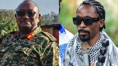 Brig. Gen. Felix Kulayigye and Isaac Ssemakade