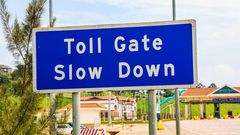 Road signage on Kampala - Entebbe expressway