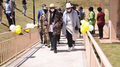 President Yoweri Museveni officially launched the high-altitude training facility in Kapchorwa