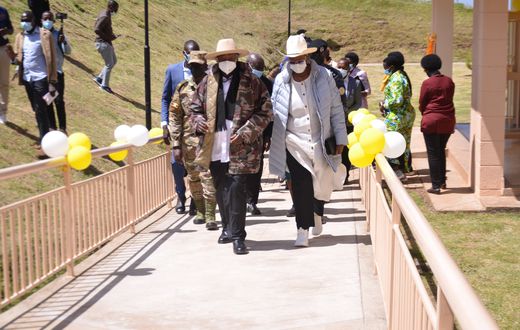 President Yoweri Museveni officially launched the high-altitude training facility in Kapchorwa