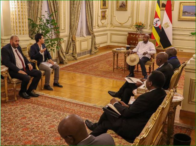 President Yoweri Museveni in Egypt