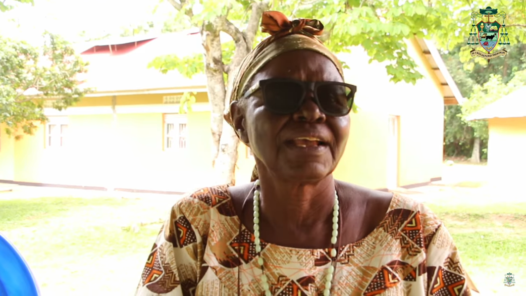 Crecensia Aeko, the mother of Monsignor Simon Peter Enguriat,