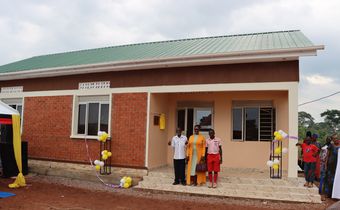 Kaboyo handed over the the sixth and seventh homes as part of the ongoing veteran housing project,