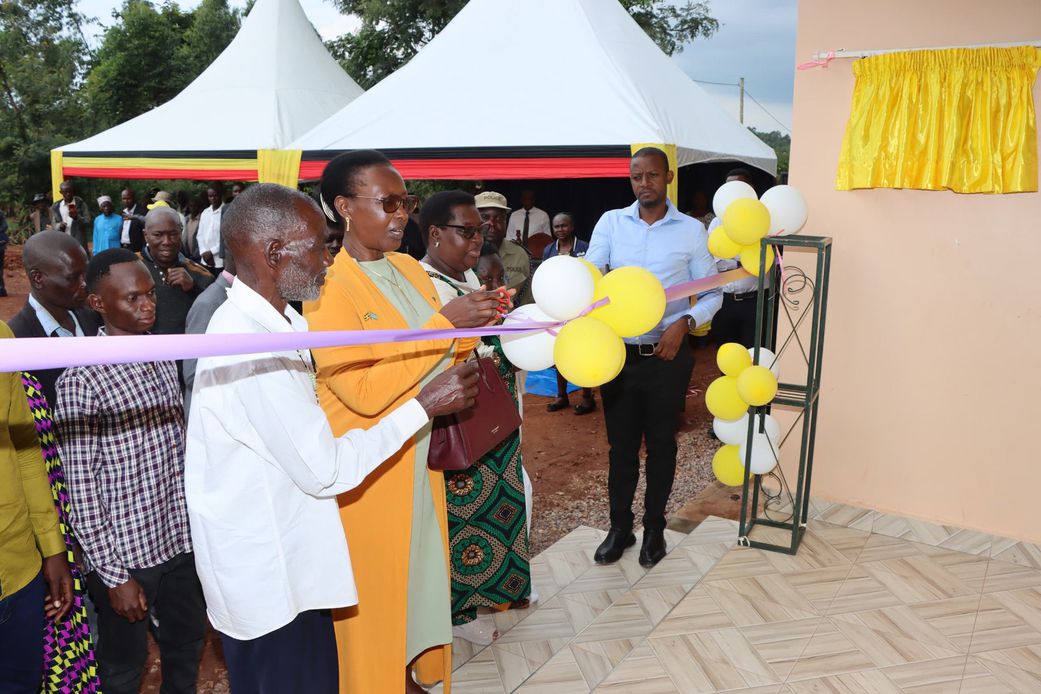 Kaboyo handed over the the sixth and seventh homes as part of the ongoing veteran housing project,