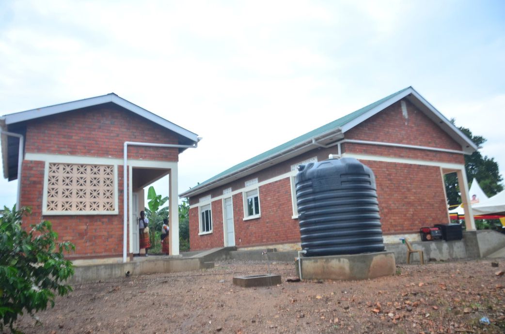 Kaboyo handed over the the sixth and seventh homes as part of the ongoing veteran housing project,