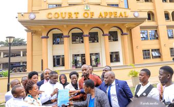 The NUP team filed the petition at the Court of Appeal