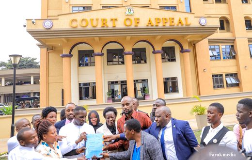 The NUP team filed the petition at the Court of Appeal