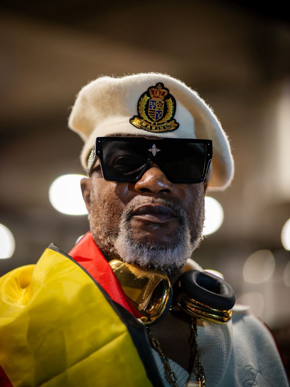 Koffi Olomide arrived last night at Entebbe International Airport