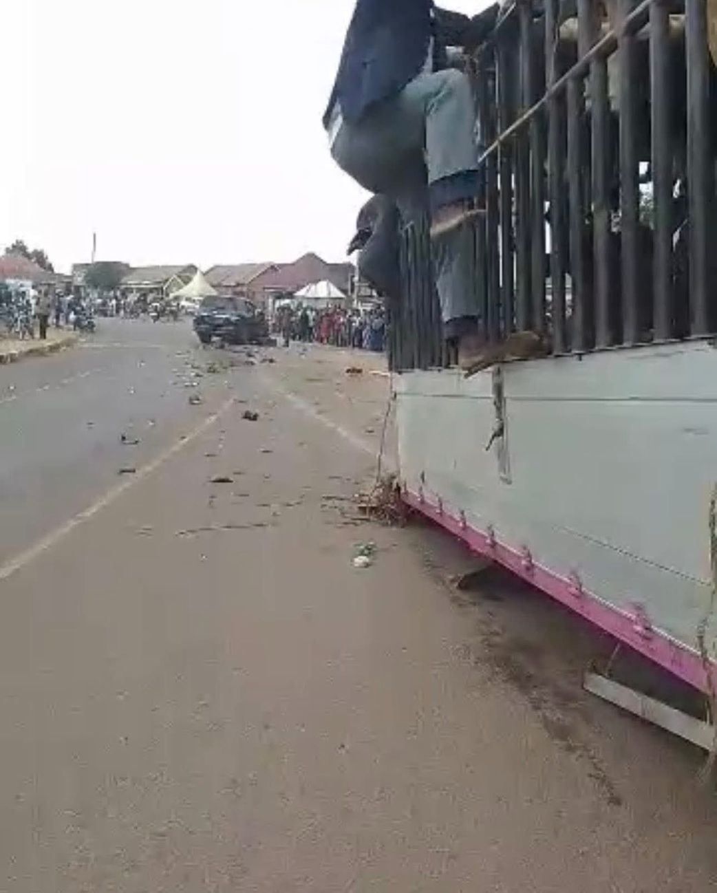 The accident scene
